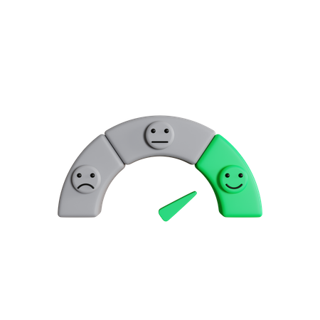 Feedback de alta satisfação  3D Icon
