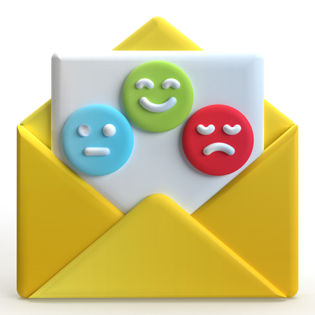 Comentários por e-mail  3D Icon