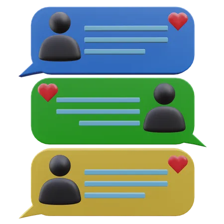 Feedback do cliente  3D Icon