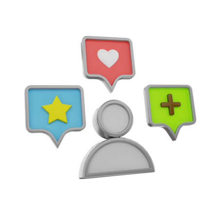 Feedback do cliente  3D Icon