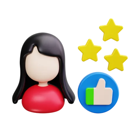 Feedback do cliente  3D Icon