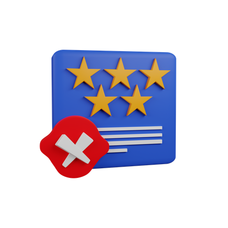 Échec du feedback  3D Icon