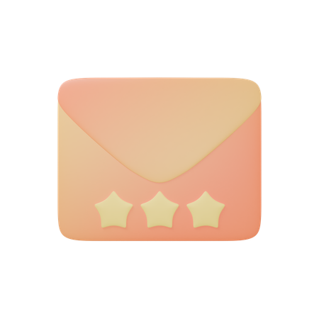 Feedback Email  3D Icon