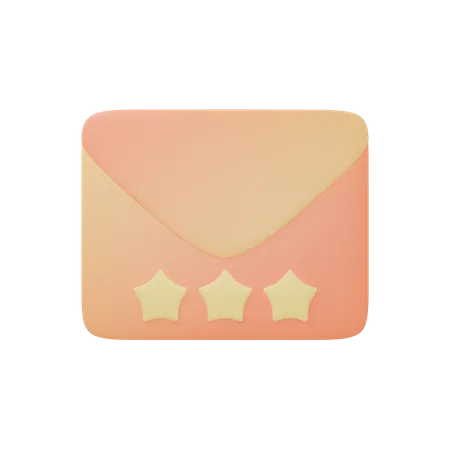 Feedback Email  3D Icon
