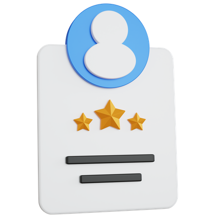 Feedback Form  3D Icon