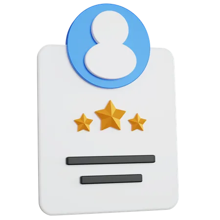 Feedback Form  3D Icon