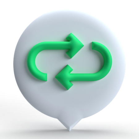 Feedback Loop  3D Icon
