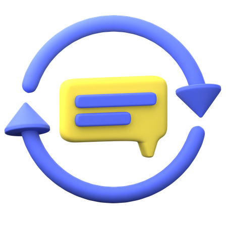 Feedback Loop  3D Icon
