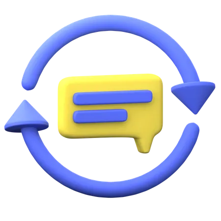 Feedback Loop  3D Icon