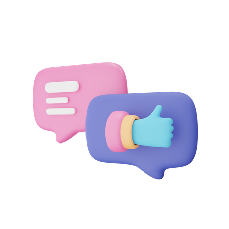 Feedback Message 3D Icon