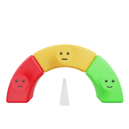 Feedback Meter  3D Illustration