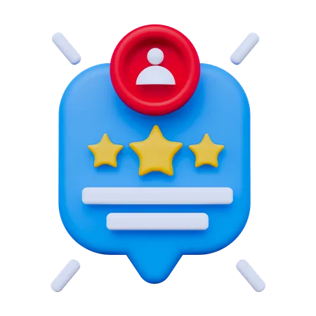 Feedback Rating  3D Icon