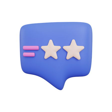 Feedback Star  3D Illustration