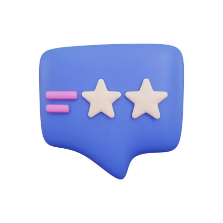 Feedback Star  3D Illustration