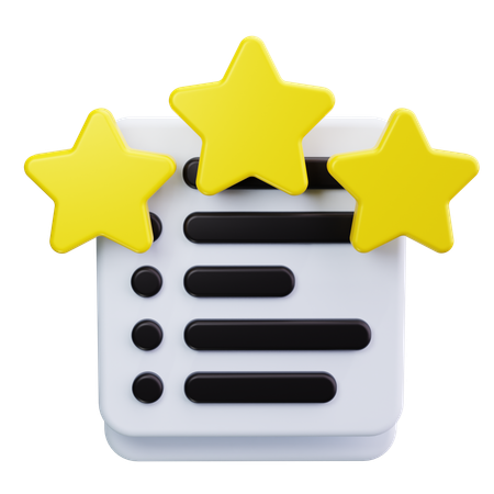 Feedback Survey  3D Icon
