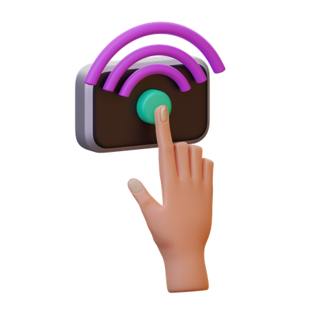 Feedback tátil  3D Icon