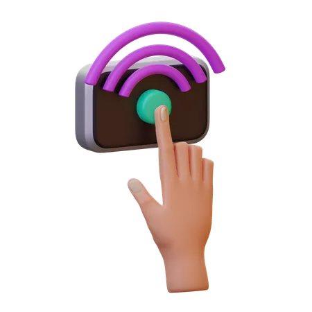 Feedback tátil  3D Icon