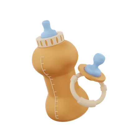 哺乳瓶  3D Icon