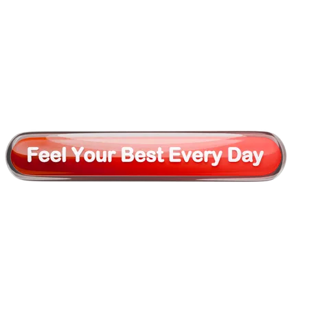 Feel Your Best Every Day  3D Icon