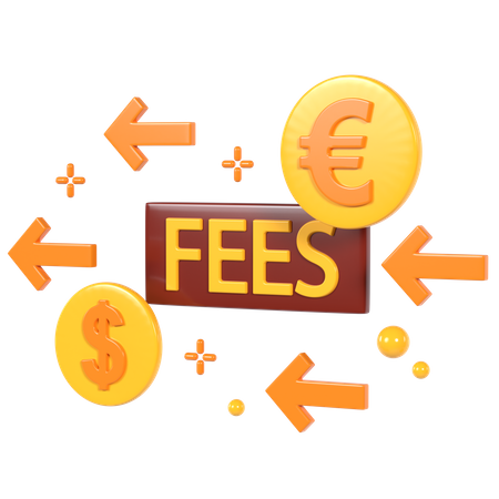 Fees  3D Icon