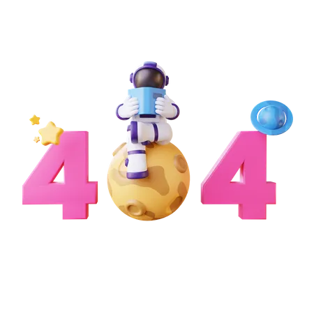 404 Nicht Gefunden 3 D Abbildung 3D Illustration