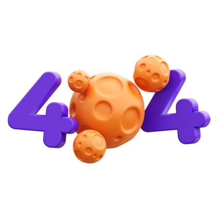 Fehler 404  3D Icon