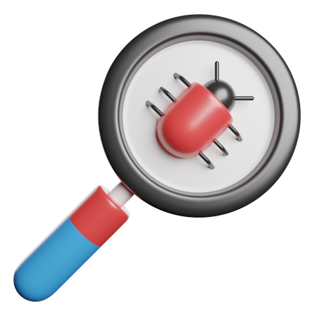 Fehler finden  3D Icon