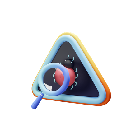 Fehlererkennung  3D Icon