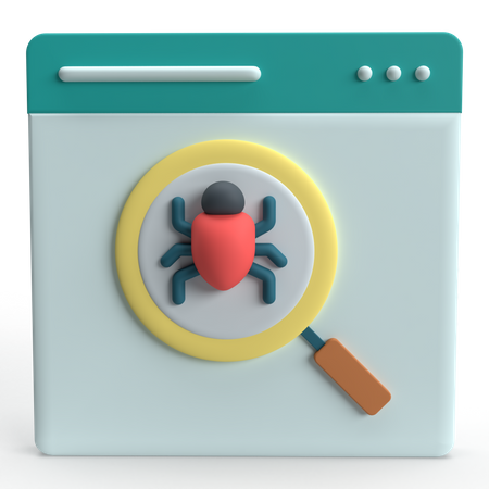 Fehlersuche  3D Icon