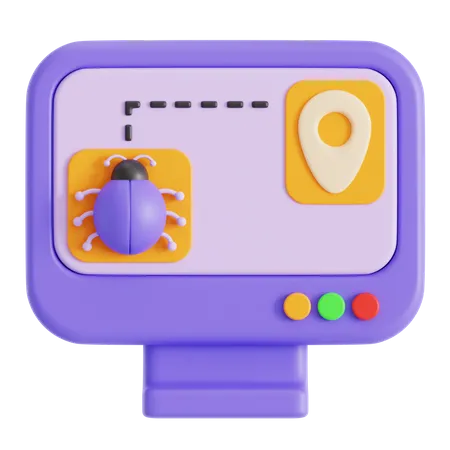 Bug-Tracking  3D Icon