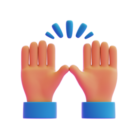Feier-Handgeste  3D Icon