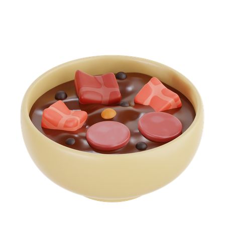 Feijoada  3D Icon