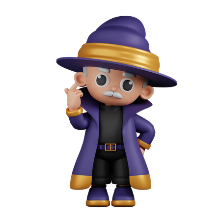 Feiticeiro dando mini amor  3D Icon