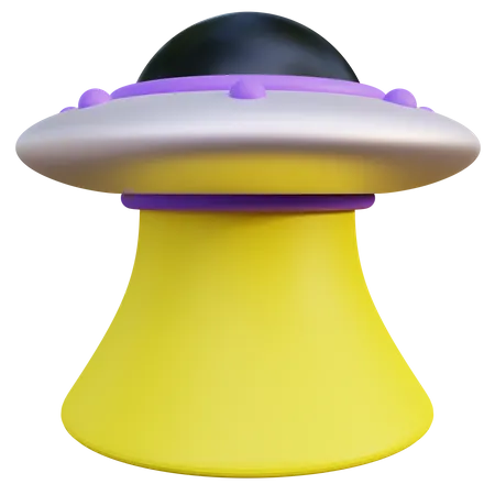 Feixe de luz OVNI  3D Icon