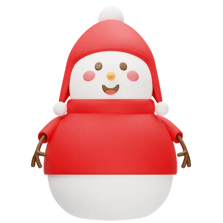 Feliz inverno boneco de neve  3D Icon