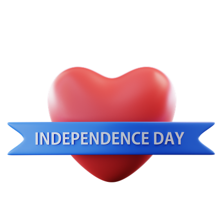 Feliz día de la independencia  3D Icon