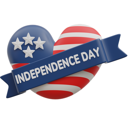 Feliz día de la independencia  3D Icon