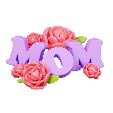 Feliz dia de la madre decoracion  3D Icon