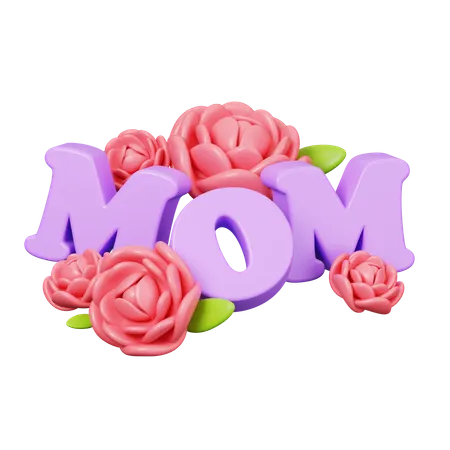 Feliz dia de la madre decoracion  3D Icon