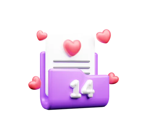 Feliz día de San Valentín  3D Icon