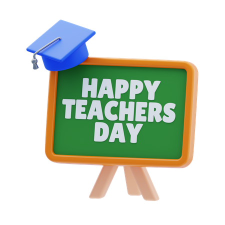Feliz Día del Profesor  3D Icon