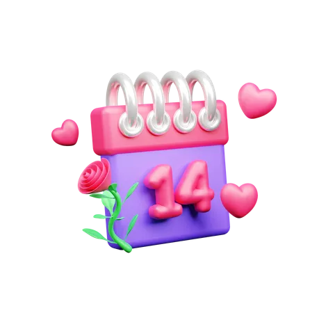 Feliz Dia dos namorados  3D Icon