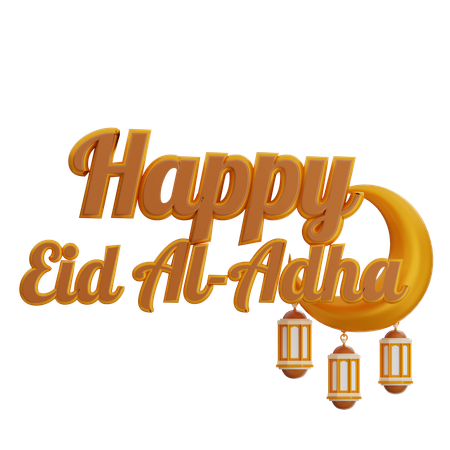 Feliz Eid Al Adha  3D Icon