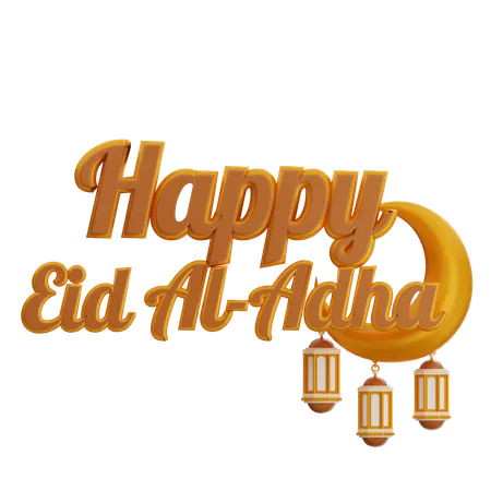 Feliz Eid Al Adha  3D Icon