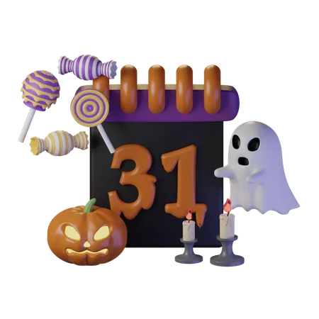 Feliz Halloween  3D Icon