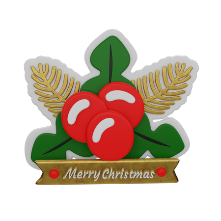 Feliz navidad  3D Sticker