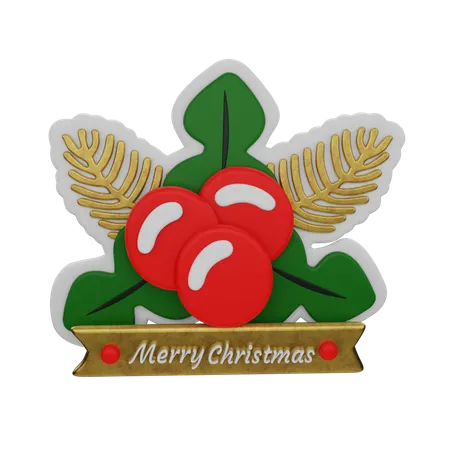 Feliz navidad  3D Sticker