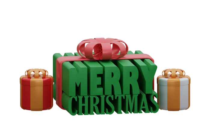 Feliz navidad  3D Icon