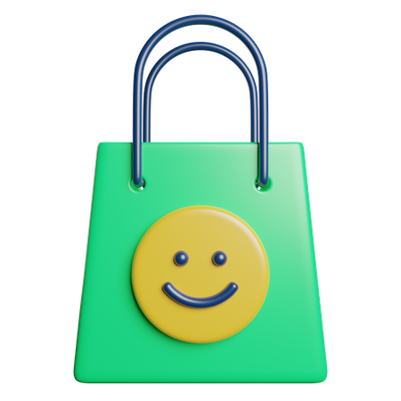 Feliz pela bolsa  3D Icon