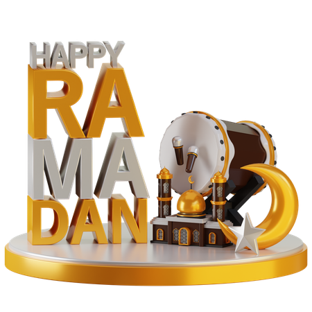 Feliz Ramadã  3D Icon